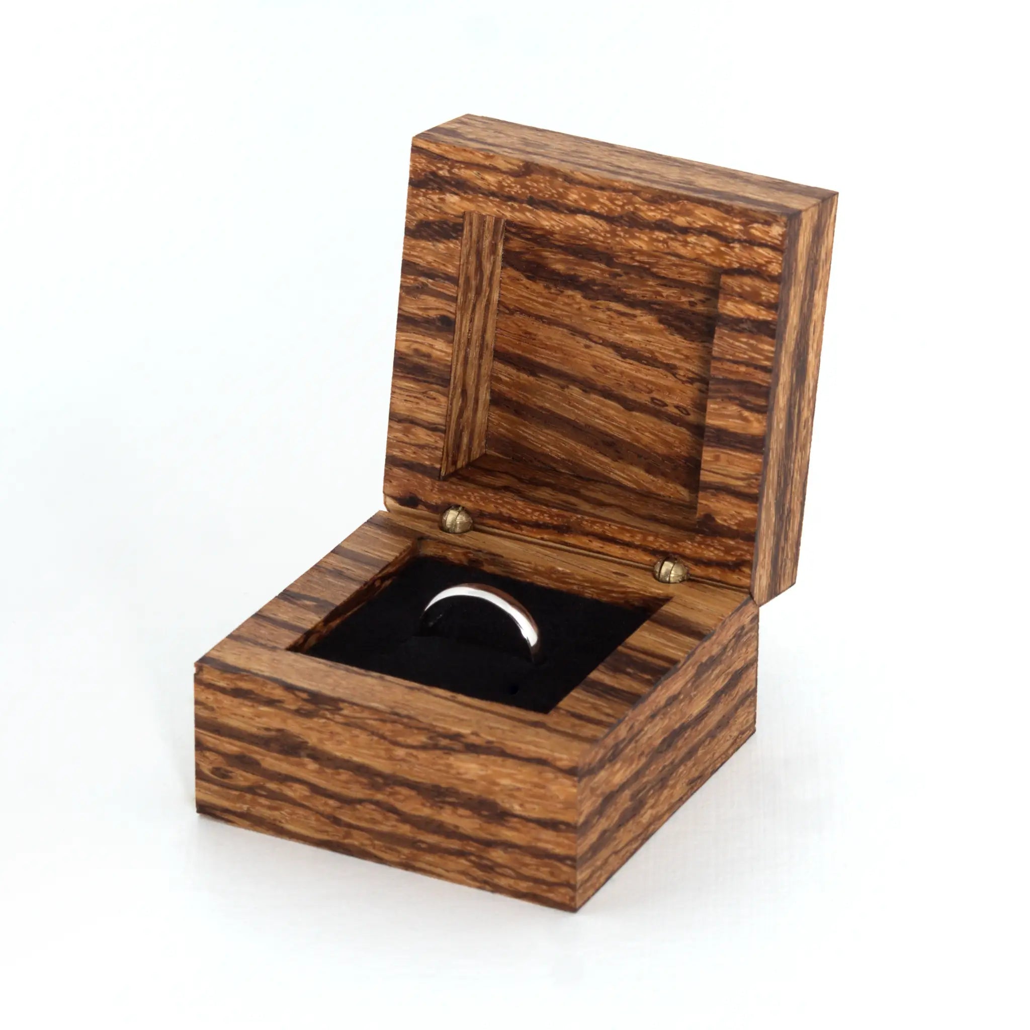 Zebrawood Ring Box (No. 005)