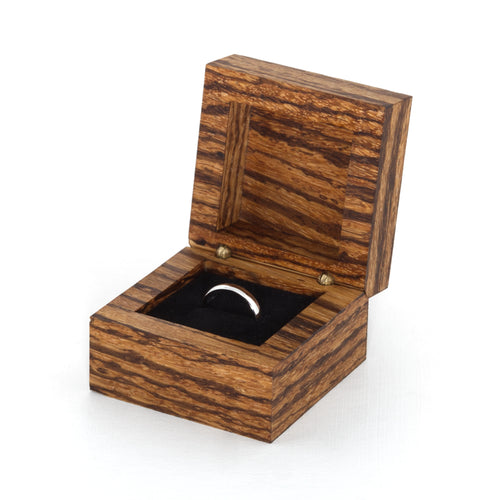 Zebrawood Ring Box (No. 005)