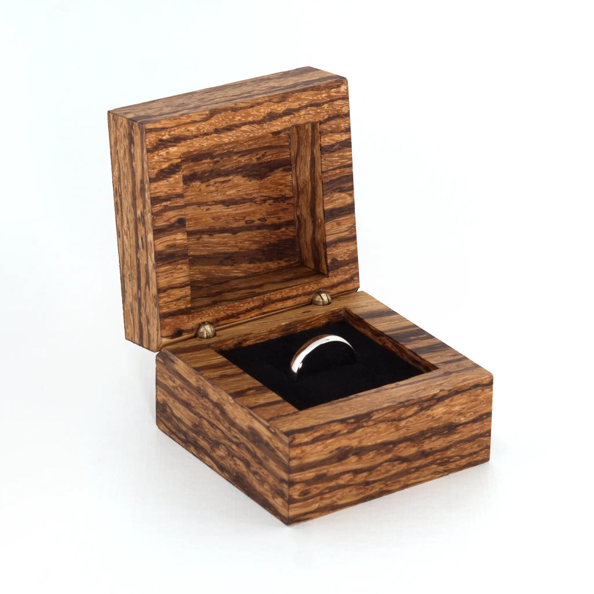 Zebrawood Ring Box (No. 005)