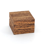 Zebrawood Ring Box (No. 005)