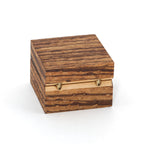 Zebrawood Ring Box (No. 005)
