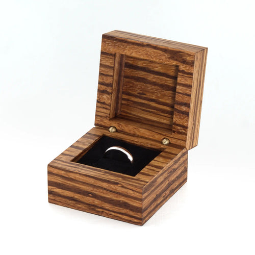 Zebrawood Ring Box (No. 006)