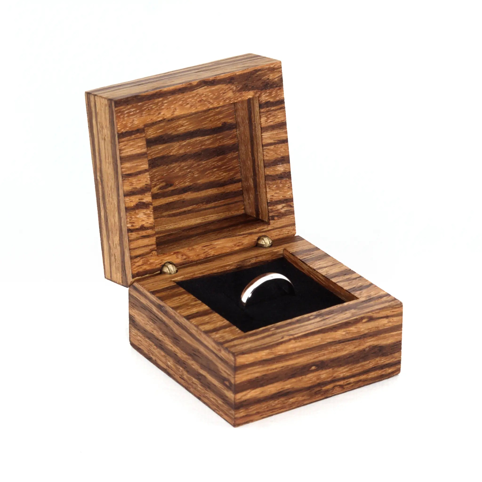 Zebrawood Ring Box (No. 006)