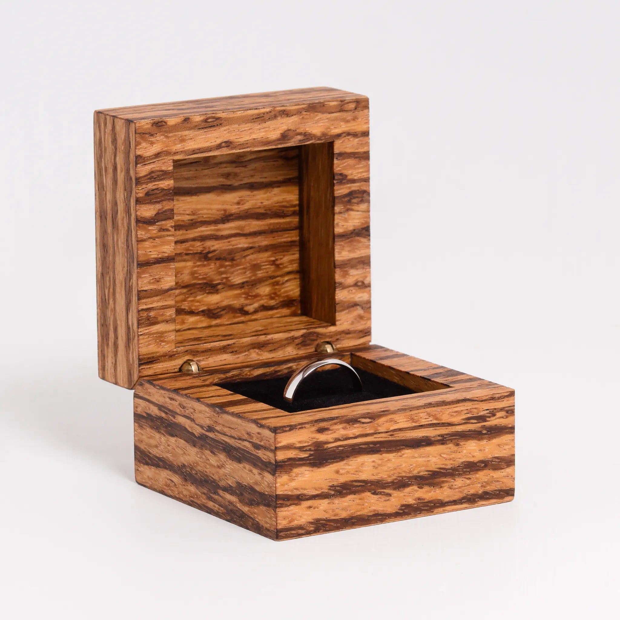 Zebrawood Ring Box (No. 001)
