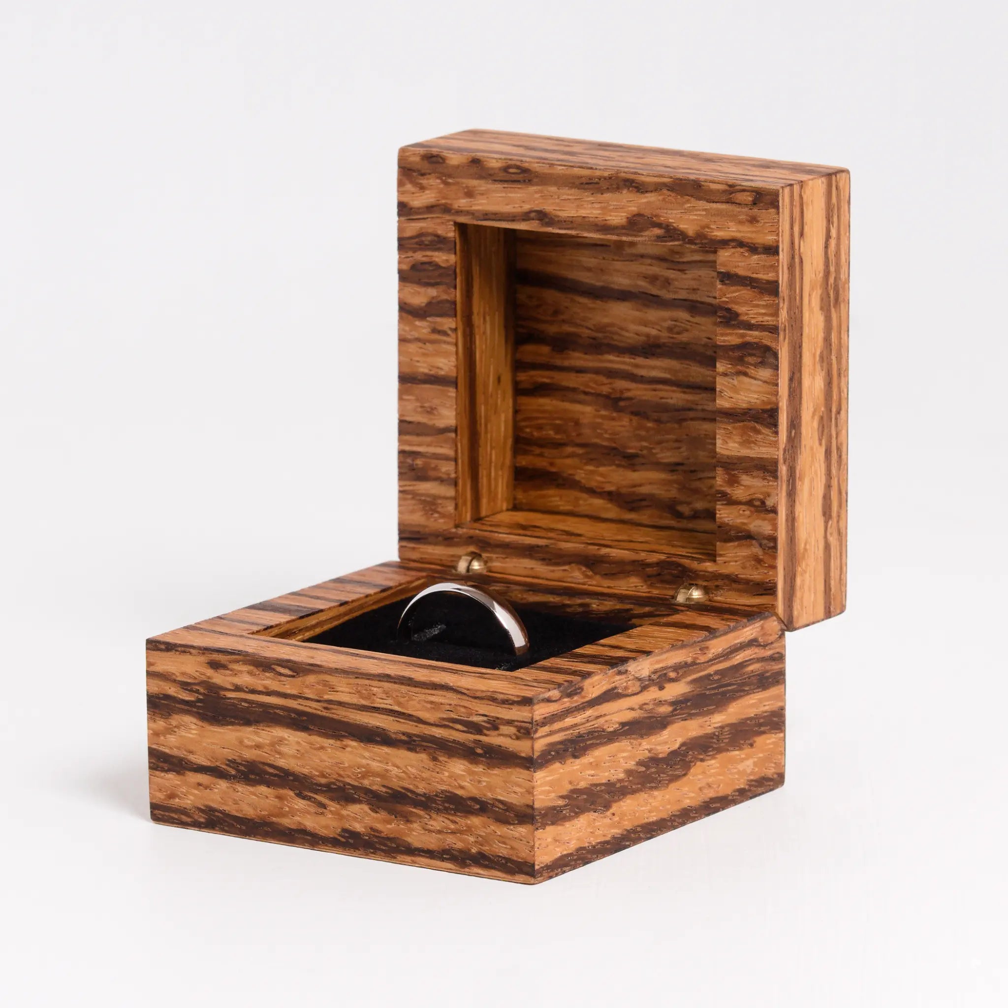Zebrawood Ring Box (No. 001)