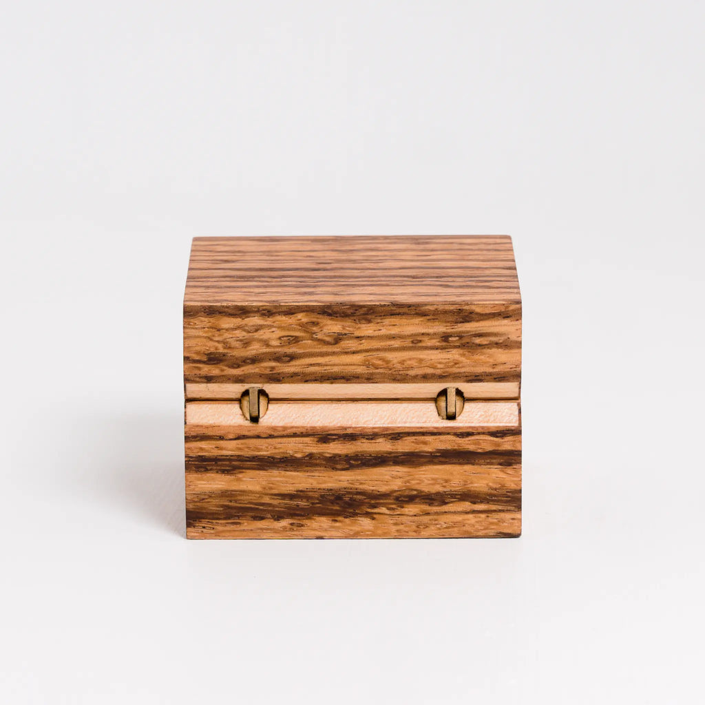 Zebrawood Ring Box (No. 001)