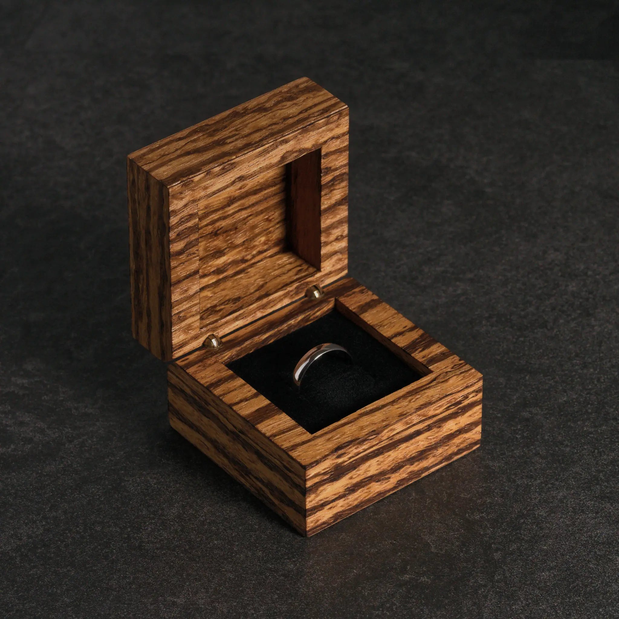 Zebrawood Ring Box (No. 001)
